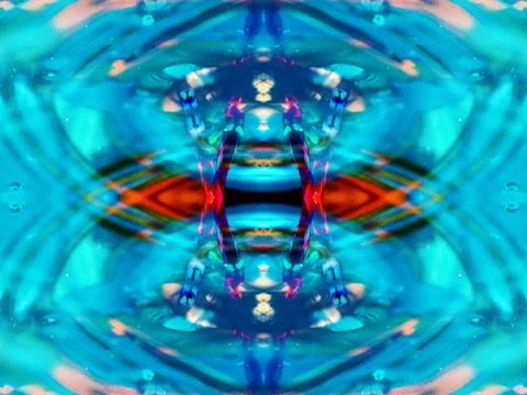 Abstract symmetrical pattern Stock Photos