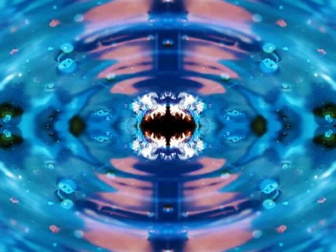Abstract symmetrical pattern Stock Photos
