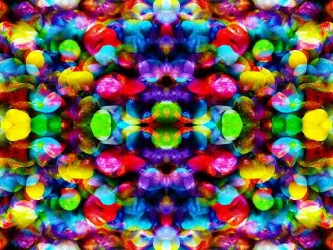 Abstract symmetrical pattern Stock Photos