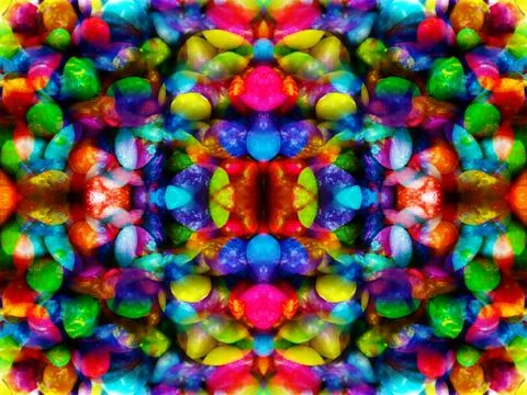 Abstract symmetrical pattern Stock Photos