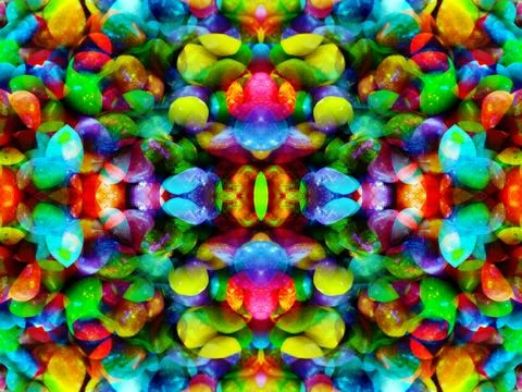 Abstract symmetrical pattern Stock Photos