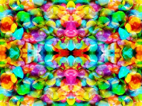 Abstract symmetrical pattern Stock Photos