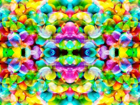 Abstract symmetrical pattern Stock Photos