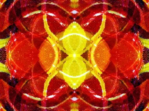 Abstract symmetrical pattern Stock Photos