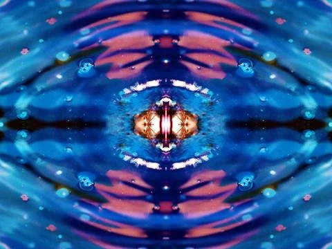 Abstract symmetrical pattern Stock Photos