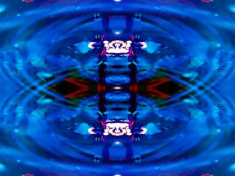 Abstract symmetrical pattern Stock Photos