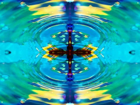 Abstract symmetrical pattern Stock Photos