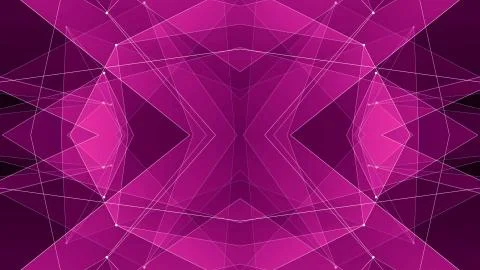 Abstract symmetrical poligon shape net cloud illustration background new quality 스톡 일러스트
