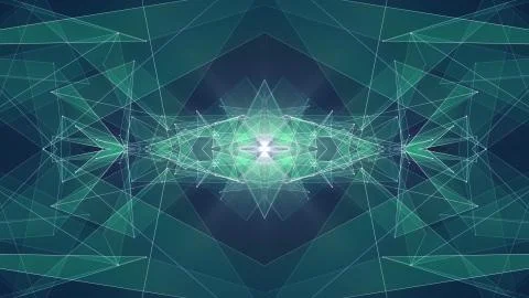 Abstract symmetrical poligon shape net cloud illustration background new quality 스톡 일러스트