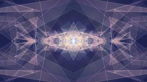 Abstract symmetrical poligon shape net cloud illustration background new quality 스톡 일러스트