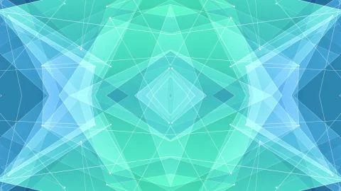 Abstract symmetrical poligon shape net cloud illustration background new quality イラスト素材
