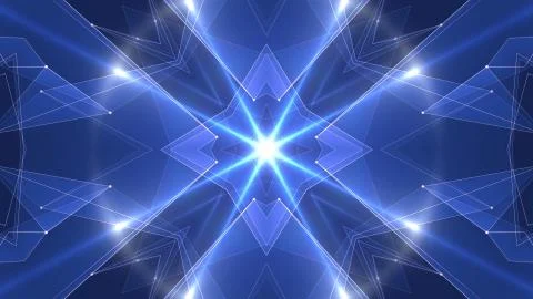 Abstract symmetrical poligon shape net cloud illustration background new quality 스톡 일러스트