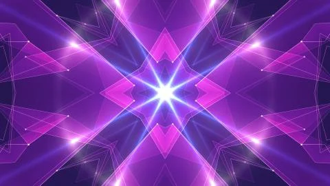 Abstract symmetrical poligon shape net cloud illustration background new quality 库存插图