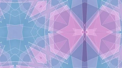 Abstract symmetrical poligon shape net cloud illustration background new quality イラスト素材
