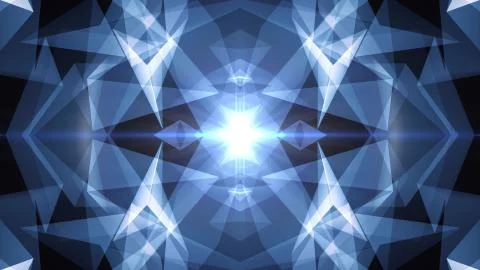 Abstract symmetrical poligon shape net cloud illustration background new quality Illustrazione stock