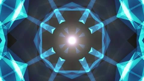 Abstract symmetrical poligon shape net cloud illustration background new quality Stock Illustration