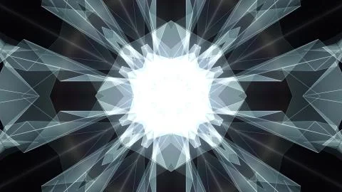 Abstract symmetrical poligon shape net cloud illustration background new quality 스톡 일러스트