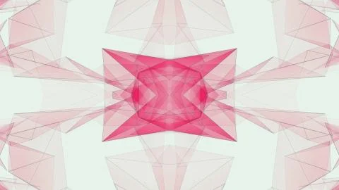 Abstract symmetrical poligon shape net cloud illustration background new quality イラスト素材