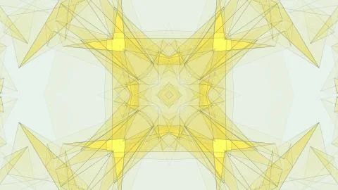 Abstract symmetrical poligon shape net cloud illustration background new quality イラスト素材
