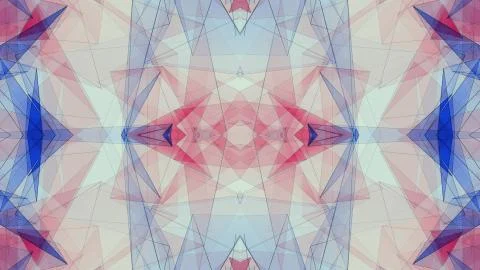 Abstract symmetrical poligon shape net cloud illustration background new quality 库存插图