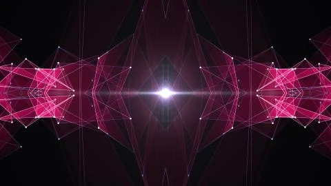 Abstract symmetrical poligon shape net cloud illustration background new quality 스톡 일러스트