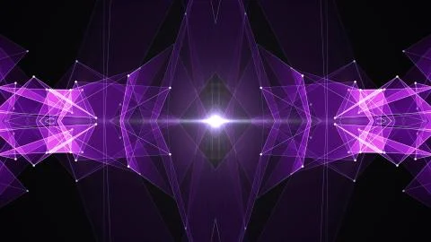 Abstract symmetrical poligon shape net cloud illustration background new quality 스톡 일러스트