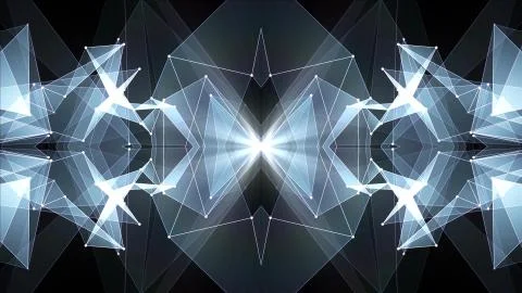 Abstract symmetrical poligon shape net cloud illustration background new quality 스톡 일러스트