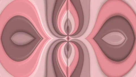 Abstract symmetrical wave motion in pink tones Stock Footage 337322925