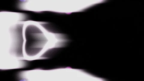 Abstract Symmetrical White Light Trail Motion Graphic Stock Footage 341458223