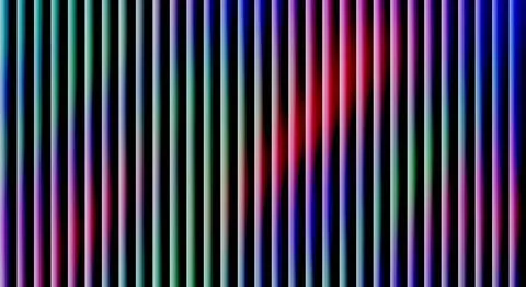 Abstract Symphony of Luminous Vertical Bars with Shifting Color Gradients Illustrazione stock