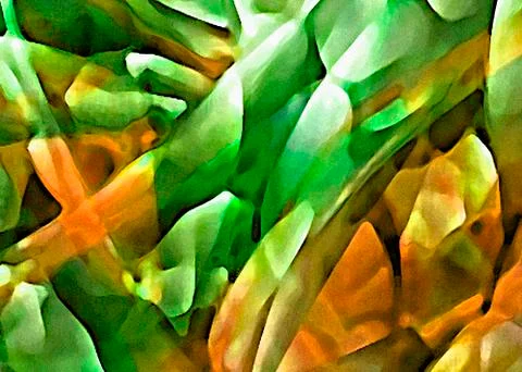 Abstract synthetic nature Stock Illustration