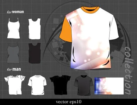 Abstract t-shirt design vector illustration Stock Illustration