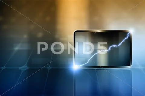 Abstract tablet pc Stock Illustration