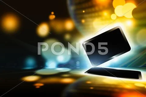 Abstract tablet pc Stock Illustration