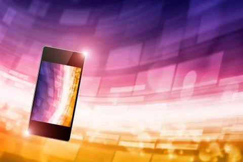 Abstract tablet pc Stock Illustration