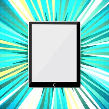 Abstract tablet PC Illustrazione stock