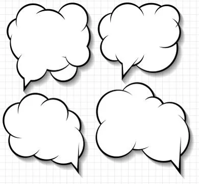 Abstract talking bubble イラスト素材