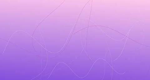 Abstract tangled lines against soft purple dreamy backdrop Stock Illustration