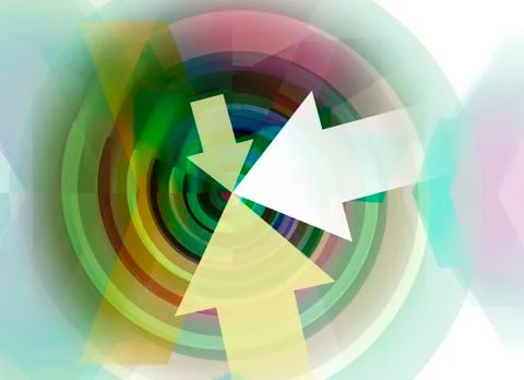 Abstract target concept Stock Illustration