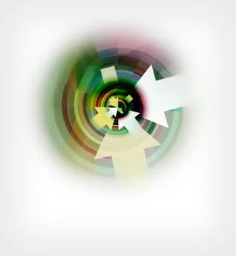 Abstract target concept Stock Illustration