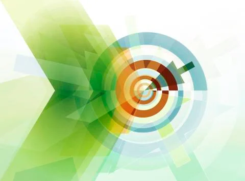 Abstract target concept Stock Illustration