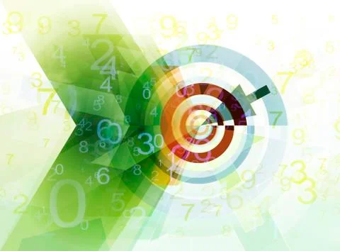 Abstract target concept Stock Illustration
