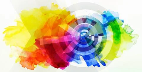 Abstract target concept Stock Illustration