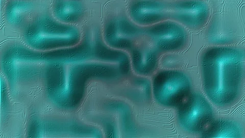 Abstract teal 3d textured pattern. 3d rendering Stock Footage 342387922