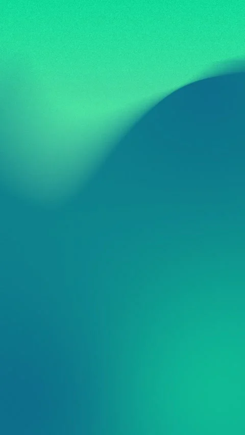 Abstract teal and aqua wave pattern with soft gradient blend. Seamless loop Stock Footage 309701356