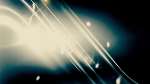 Abstract Teal and Beige Light Streaks Background Stock Footage 299243233