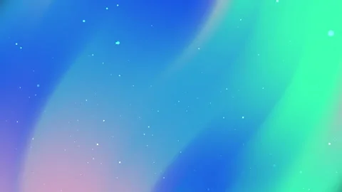 Abstract Teal and Blue Aurora Motion Background with Stars Vídeos de archivo 334656689