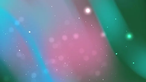 Abstract Teal and Pink Motion Background with Bokeh Particles Vídeo Stock 333603901