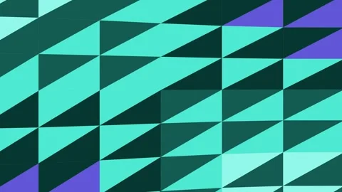 Abstract Teal and Turquoise Triangular Grid Pattern Background Stock Footage 332787728