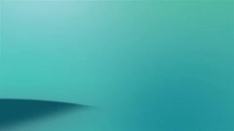 Abstract Teal Aqua Gradient Background with Smooth Wavy Curve Design Stock Footage 333466430
